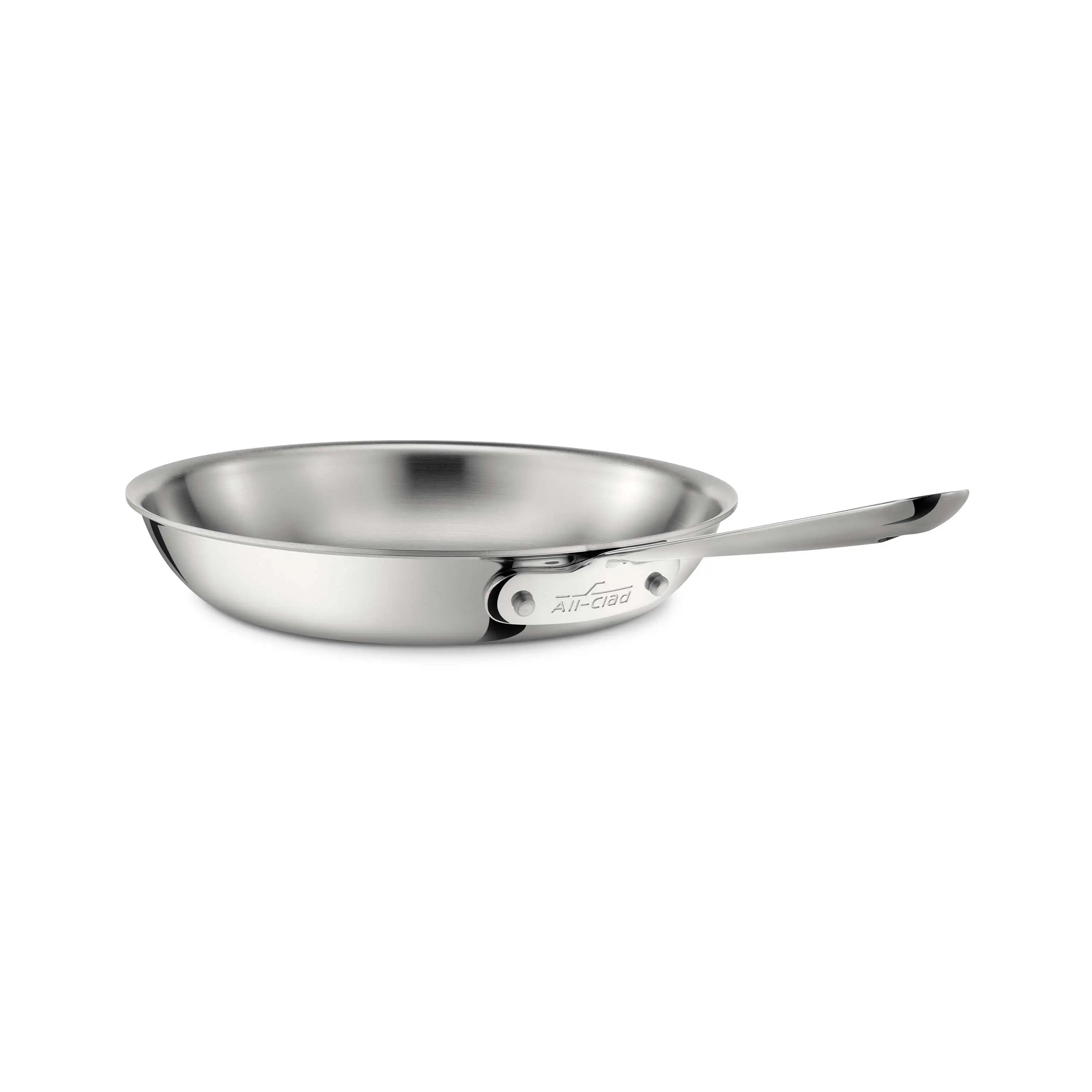 D3 Stainless 3-Ply Bonded Cookware, Nonstick 2 Piece Fry Pan Set