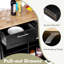 Kitchen Island Cart Rolling Storage Trolley With Towel Rack And Drawer