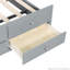 Lit de jour simple avec lit gigogne et 3 tiroirs de rangement-209653179