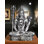 Petit statue de laiton Shiva à quatre bras superposés assis en laiton plaqué argent tailles multiples