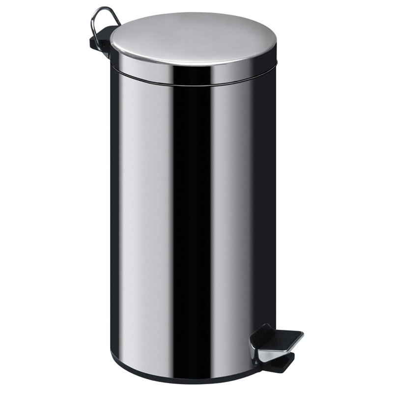 Metal Kitchen Trash Can - 30L