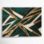 «Geometric Abstraction 97», art mural sur toile verte-2067738684