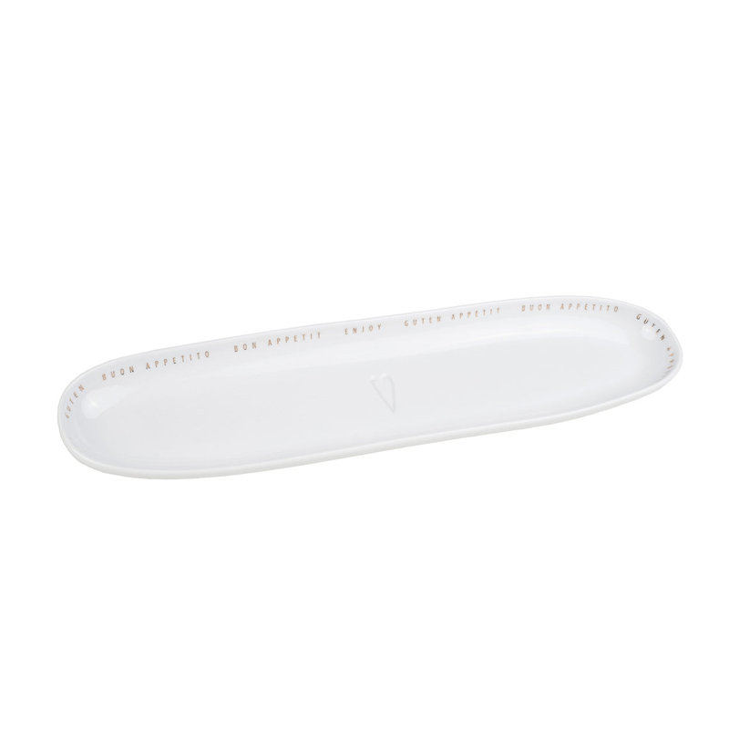 Bon Appetit Porcelain Oval Serving Platter