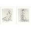 «Embellished Contour - lot de 2» par Ethan Harper, impressions murales encadrées-59378790-59378791