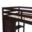 Lit mezzanine multifonctionnel en bois avec bureau et rangement pour une chambre élégante et peu encombrante