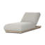 Evander Outdoor Chaise-Ramiro Ecru