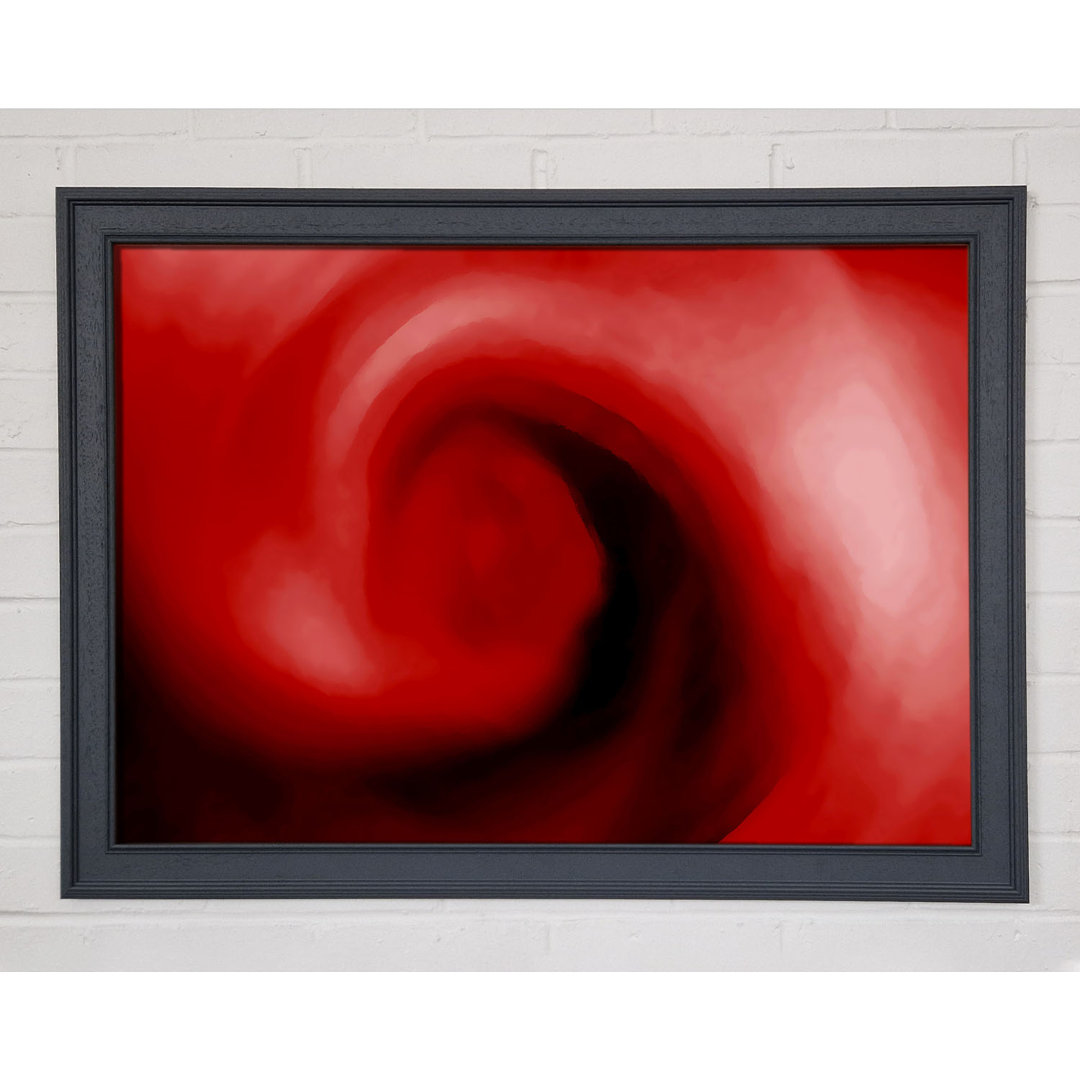 Gerahmtes Leinwandbild Hurricane Red