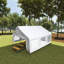Tente de barbecue d'extérieur 20 x 20 pieds - construction et installation imperméable d'une housse de mariage stable