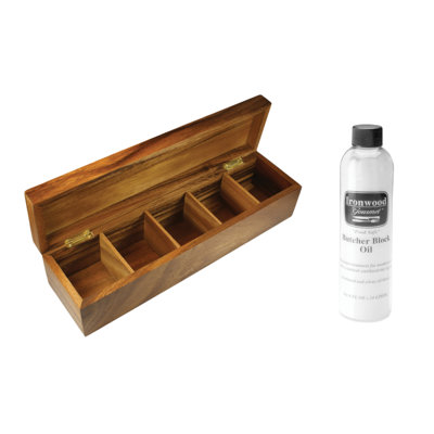 Ironwood Gourmet Wood Tea Box