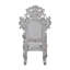 Chaise avec accoudoirs 2 pièces Valkyrie, similicuir et finition platine antique