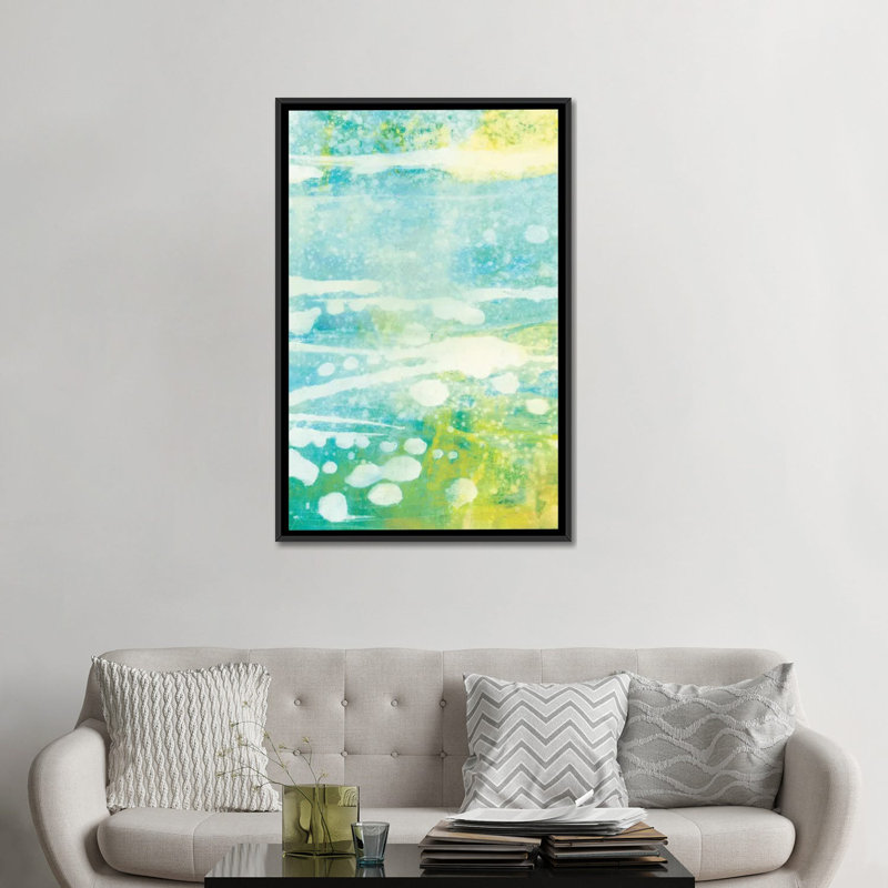 «Lacuna IV», reproduction sur toile, Toile encadrée noire, H 48 po x l 32 po x P 1,5 po