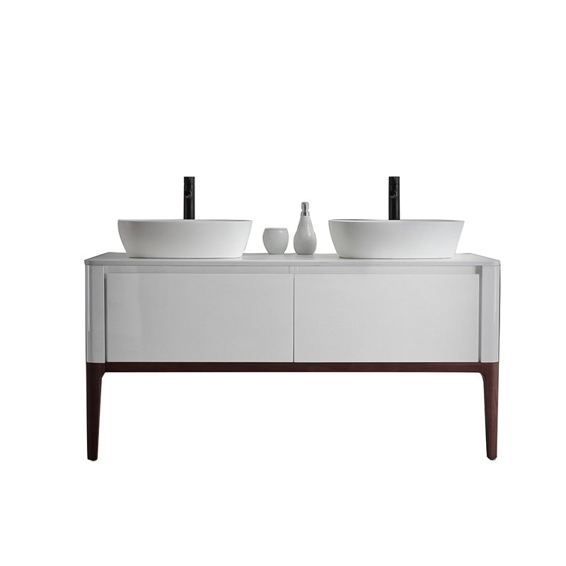 Ensemble de meuble-lavabo double 60 po Jaymie