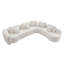 Upholstered 136.9 " Boucle L-Shaped Corner Sectional-1002989506