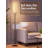 Modern LED Floor Lamp With Remote Control - Adjustable Color Temperature & Stepless Dimmer For Living Room, Bedroom, And Office