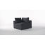 Canapé modulaire modulaire, canapé modulaire rembourré en duvet de 152 pouces, canapé en U en forme de nuage avec méridienne, repose-pieds, canapé surdimensionné pour le salon, ensemble de canapé brun anti-rayures Leathaire-1375949791