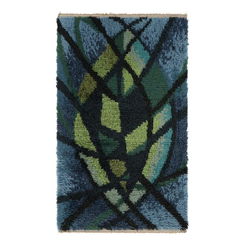 Vintage One-of-a-Kind 3'1x4'11 Hand Knotted Area Rug