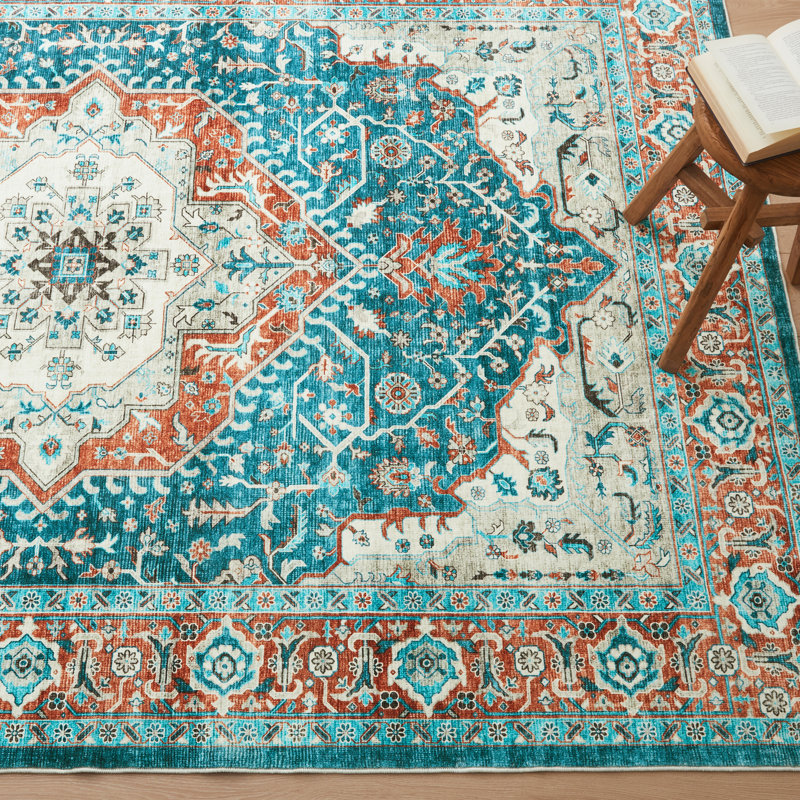 Oriental Machine Tufted Shag Area Rug, Rectangle 120 x 170 cm