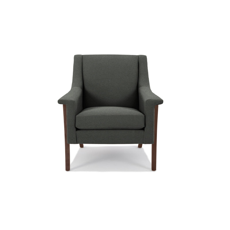 Fauteuil Arlo, Noyers, Polyester fer forgé