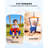 3 in 1 Convertible Toddler Swing Set, Foldable A-Frame Metal Stand with 4 Sandbags, Adjustable Rope Plastic Swing Seat, Indoor Outdoor Baby Swing & Jumper Playset