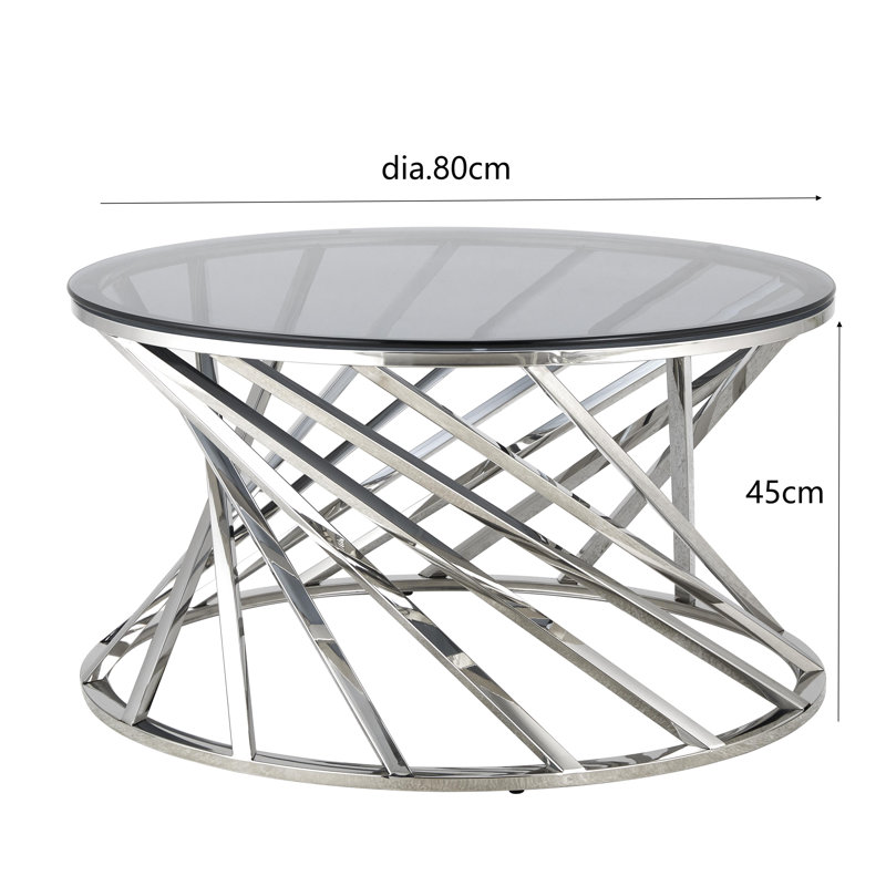 Abdiwali Coffee Table, Silver