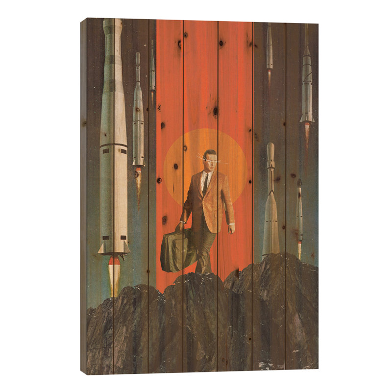 «The laissant» par Frank Moth, impression sur toile tendue, H 40 po x l 26 po x P 1,5 po, Toile