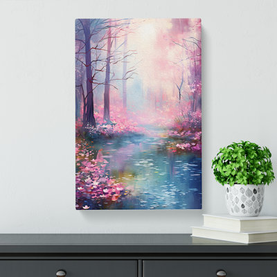 Spring Forest Digital - Wrapped Canvas