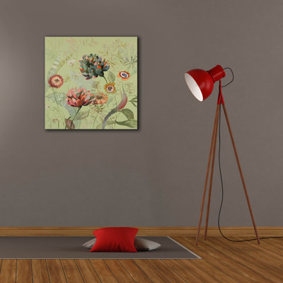  «Les Fleurs 6» par Dusza, art mural sur toile, 26 po x 26 po