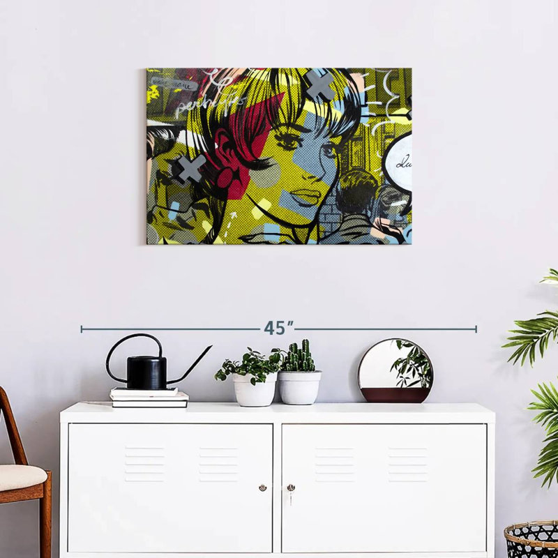 Leisha Man Hunter, 20" H x 30" W