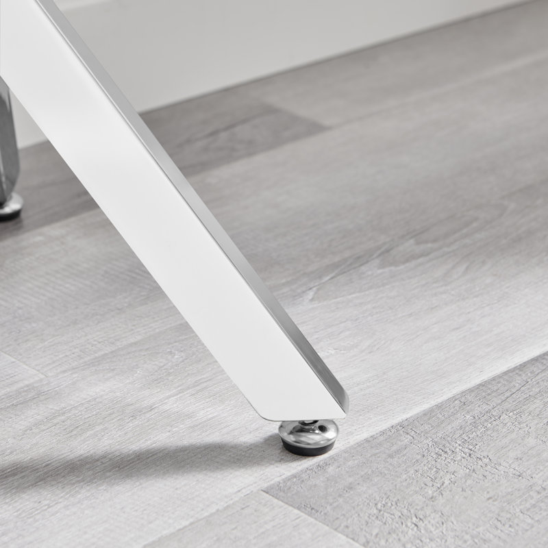 Console Atal Marble, Gris, Argent argent