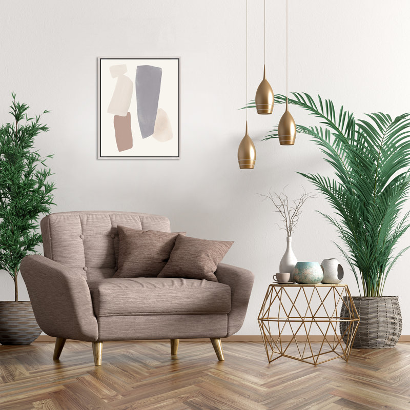 «Spaces Out I» par Eve Fairwell - peinture sur toile, Image au gel brossé