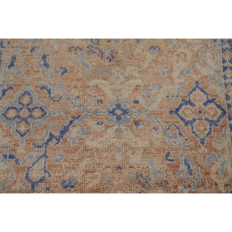 Muted Oushak Oriental Wool Rug 3x4