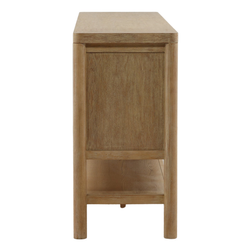 Estrada Sideboard Dark Brown, Light Warm Wash