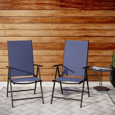 Fauteuil inclinable d'extérieur en métal Leonard