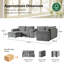 Miriam Modern 6 Seater Corner Sofa with Hidden Storage and USB Port-1845920274