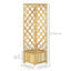 Jardinière en bois avec treillis Raised Garden-60475031