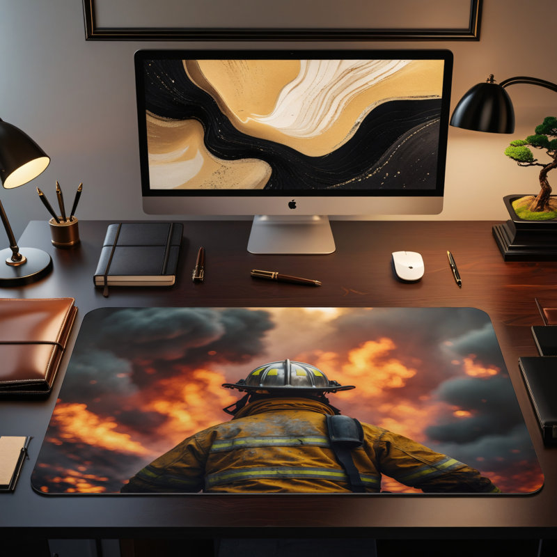 Polyester Desk Pad, 31.5x15.5