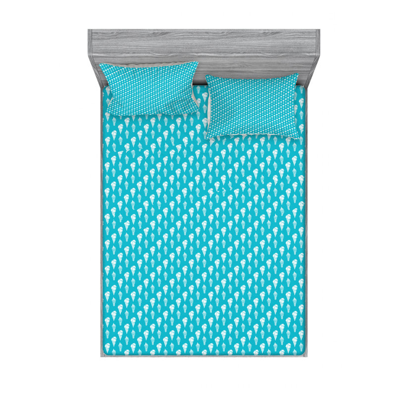 Mone Microfiber Sheet Set, Full Sheet Set with Fitted Sheet