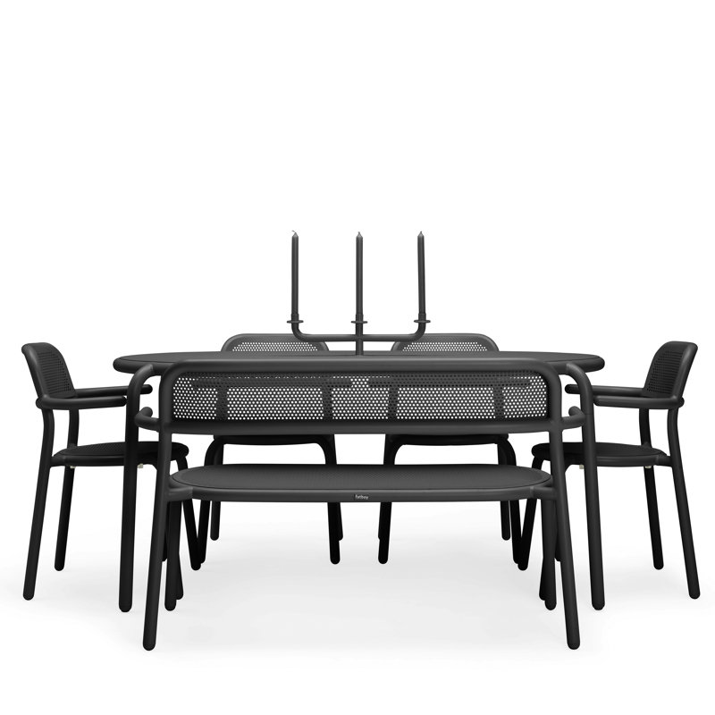 Toni Tavolo Outdoor Dining Table, Anthracite