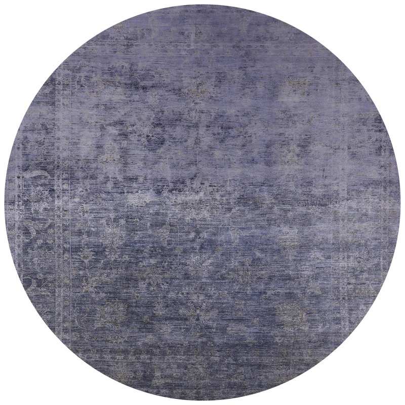 Tapis oriental mauve Hufnagel, Rond 7 pi