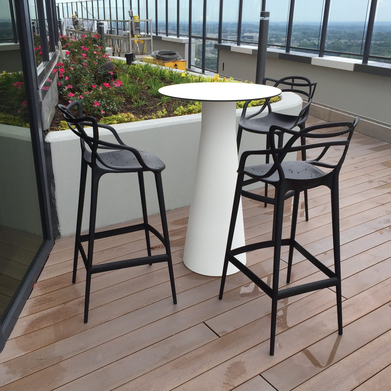 Masters Outdoor Bar Stool, Black, Bar