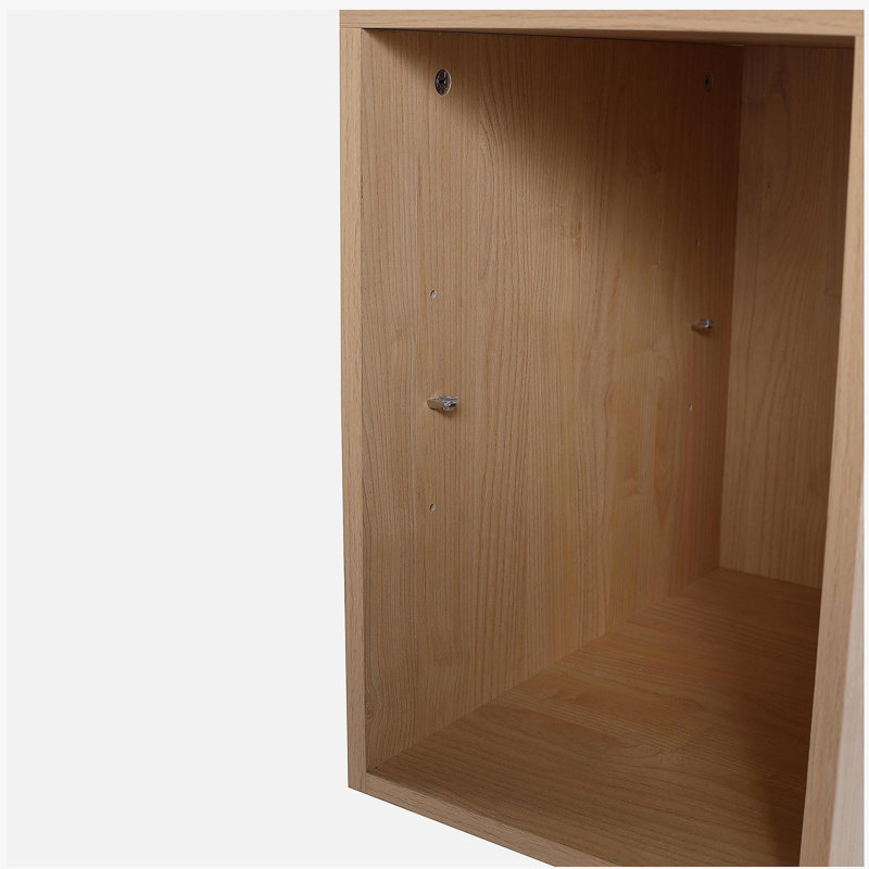 Lavabo de salle de bain à fermeture en douceur de 40 pouces avec comptoir et petite tablette de rangement