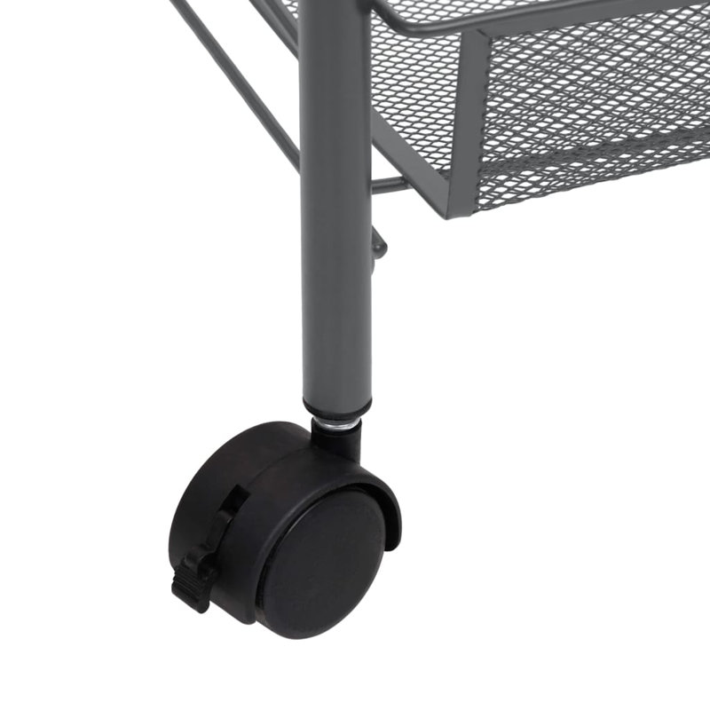 Petree Kitchen Cart, Grey