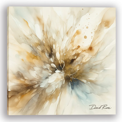 “Radiant Bloom” by David Rave – Wrapped Canvas Wall Art