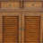 Brown Solid Wood Shoe Storage Bench