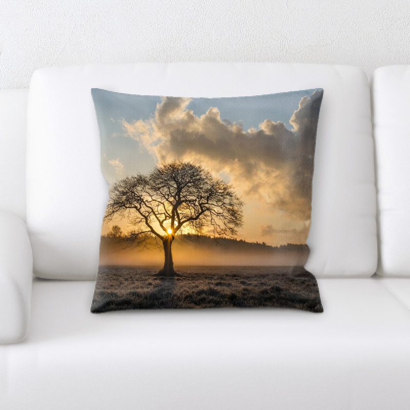 Microsuede Throw Pillow