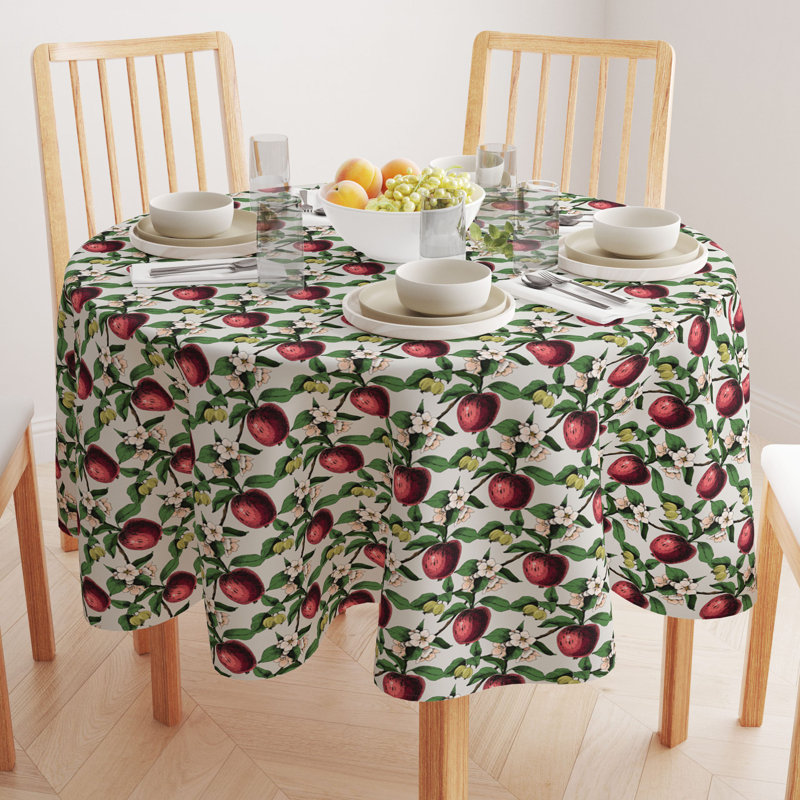 Basden Abstract Round Tablecloth, 60" x 60"