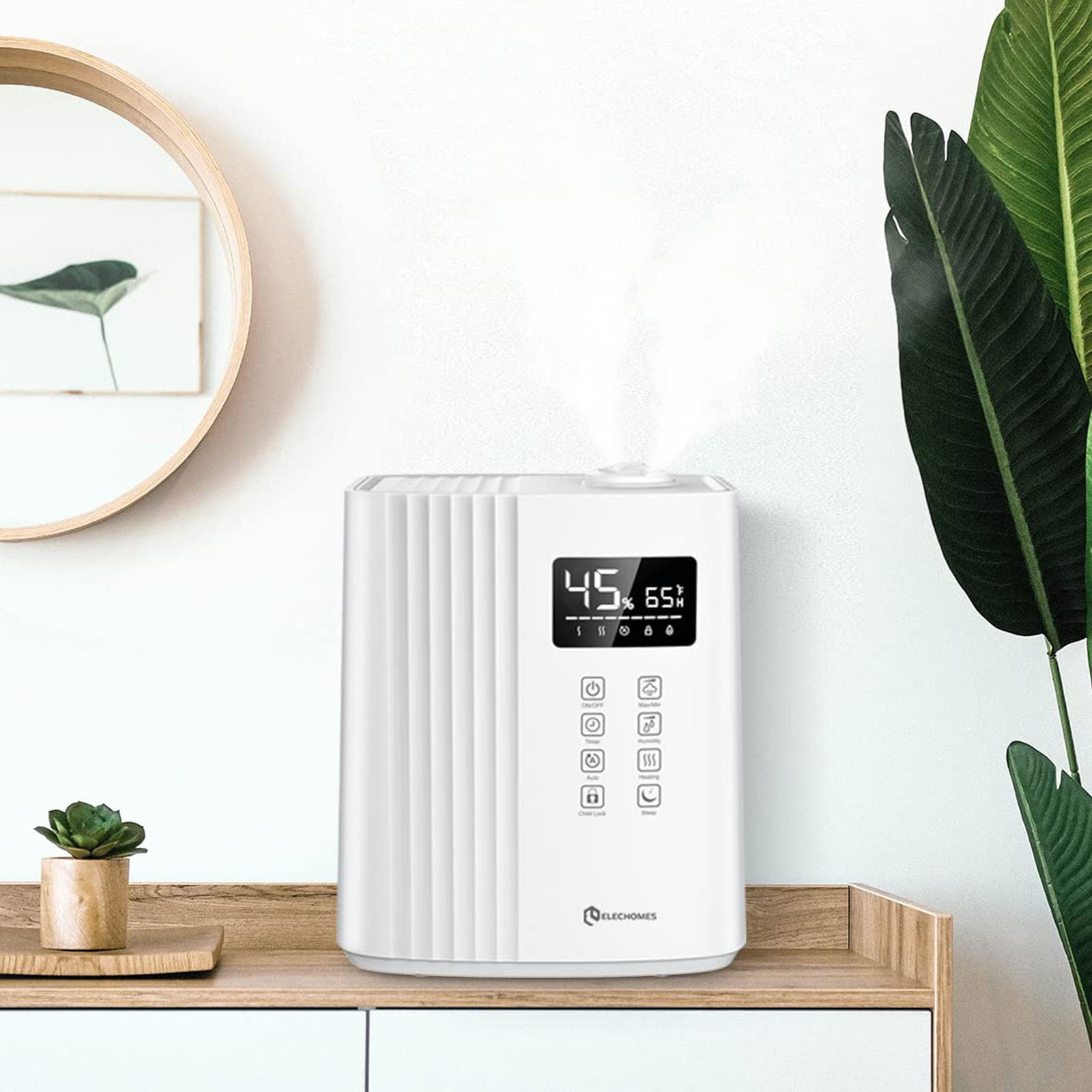 SEGUIRA 6.5L Top Fill Warm And Cool Mist Humidifiers With Remote ...