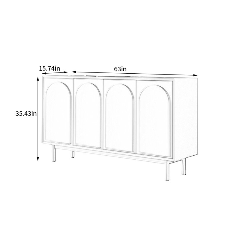 24 Pair Shoe Storage Cabinet, Bois blanc