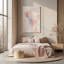 Toile tendue abstraite douce rosée et crème II-1567688805-1547272161