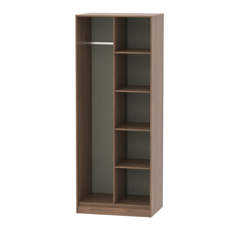 Fully Assembled Fioralba Bookcase, Carinia Walnut